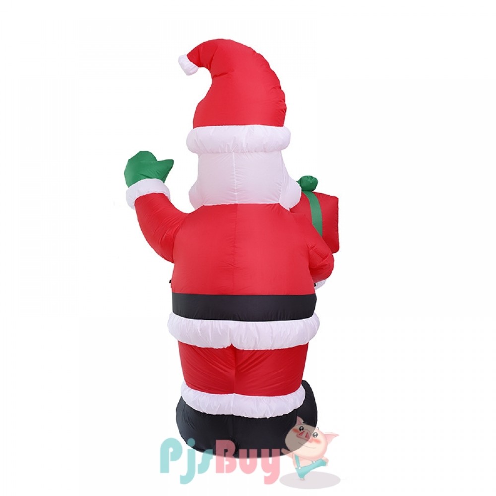 Inflatable Santa Claus Blow Up Santa Decrations Led Light - Pjsbuy.com