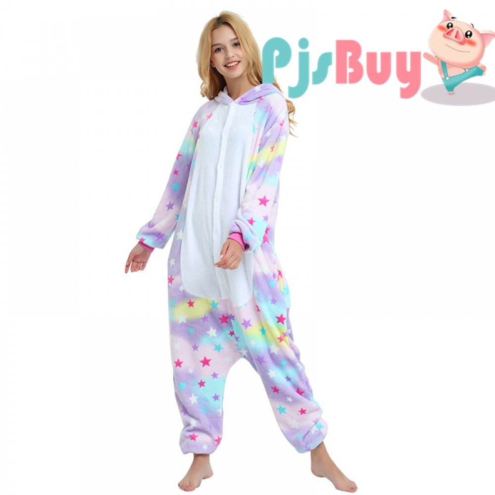 Star Unicorn Adult Animal Onesies Pajamas With Best Price