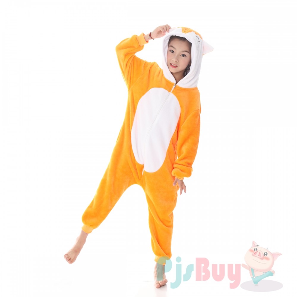Vibom Girls Boys Fleece Animals Onesies Sleepwear Sleepsuit for Kids Dress Up Costumes 