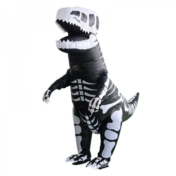 Inflatable Skeleton Dinosaur T Rex Halloween Costumes For Adults & Kids