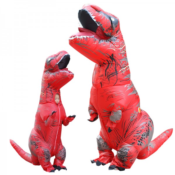 Inflatable Blow Up Dinosaur Suit T Rex Costume Halloween Costumes