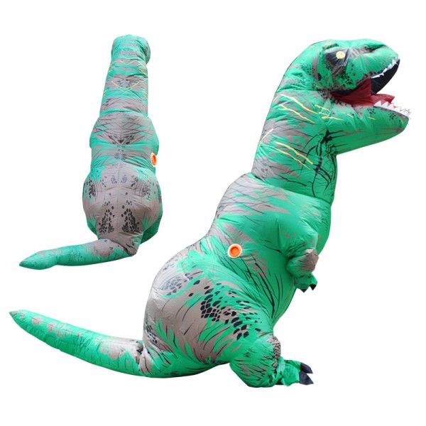 Funny Inflatable Blow Up T Rex Dinosaur Costumes Suit For Adults & Kids