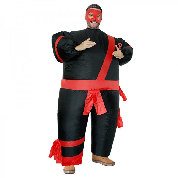 Inflatable Costume Blow Up Japanese Warrior Costumes Halloween Funny Suit