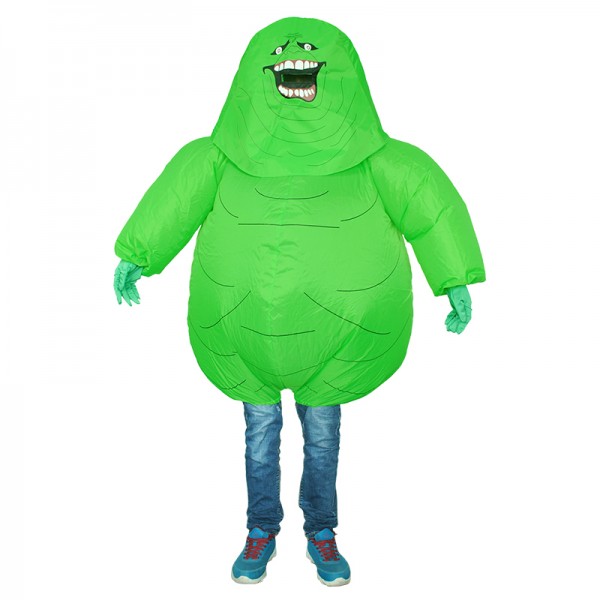 Inflatable Green Monster Costume Blow Up Pikachu Costumes Halloween Funny Suit