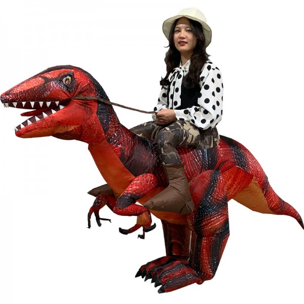 Blow Up T Rex Costume Inflatable Dinosaur Costumes Halloween Funny Suit For Adult