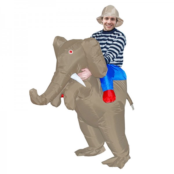 Blow Up Inflatable Elephant Costumes Halloween Animal Funny Suit for Adult
