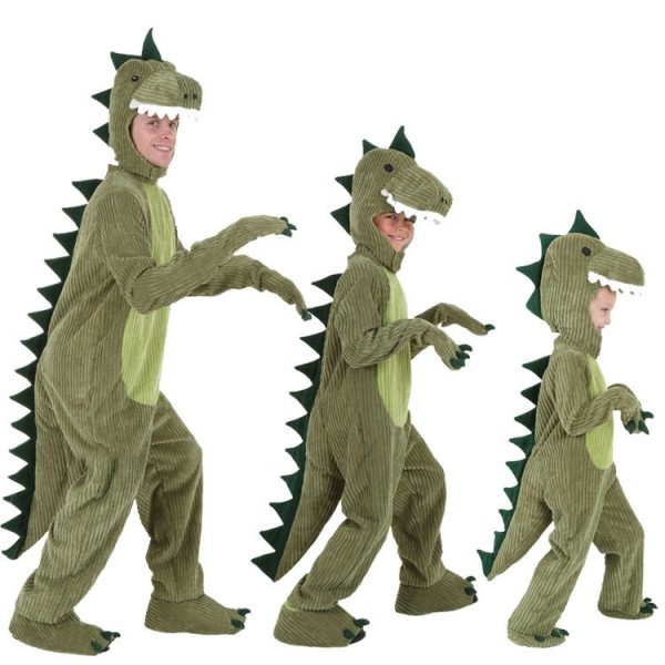 Dinosaur Costumes for Adult & Kids Halloween Funny Suit Corduroy