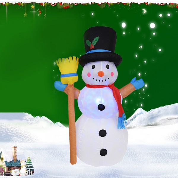 Christmas Decrations Inflatables Blow Up Snowman Indoor Led Light