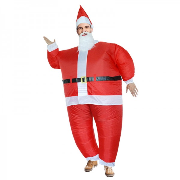 Inflatable Santa Claus Costume Blow Up Christmas Inflatables Party Costume