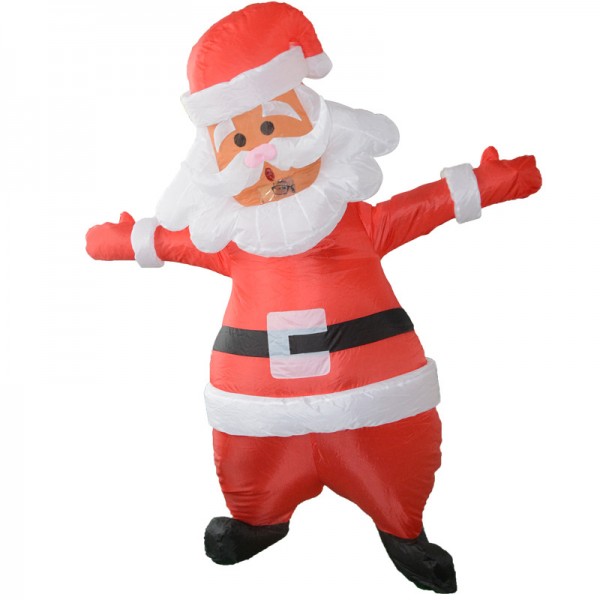Blow Up Santa Claus Costume Christmas Inflatables Party Costume