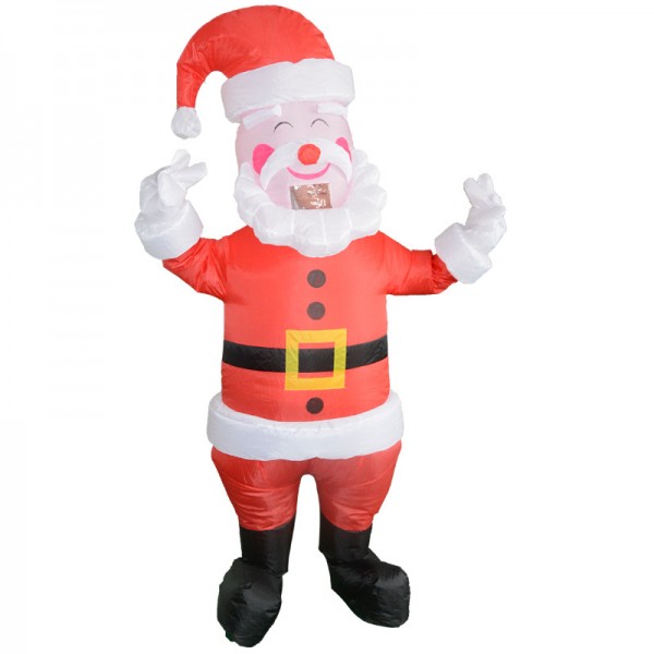 Santa Christmas Inflatables Party Blow Up Costume Outfit
