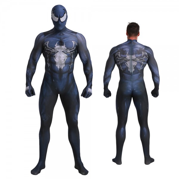 Black Venom Spider Man Costuem Cospaly Suit Zentai For Adult & Kids