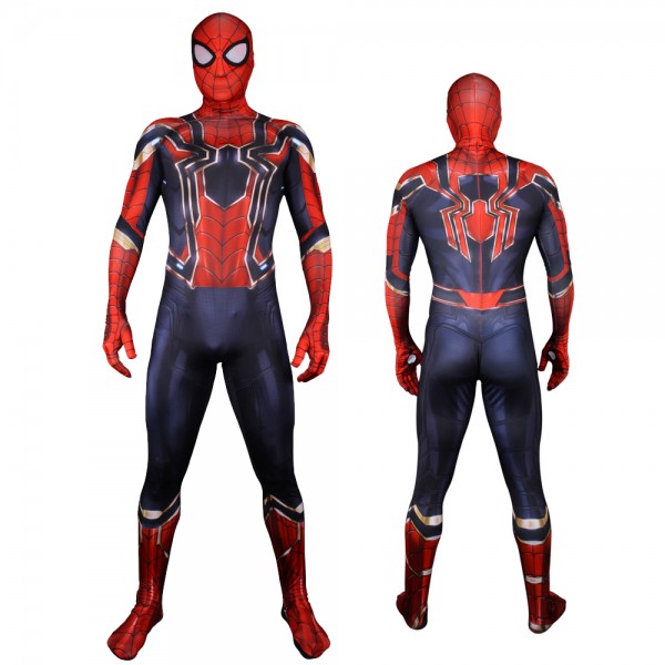 Iron Spider Man Costume Cosplay Suit Zentai For Adult & Kids