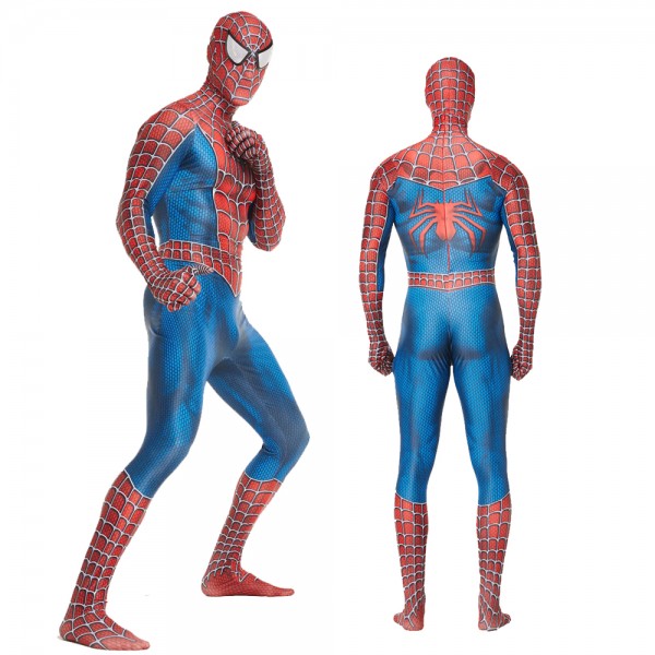 Classic Spider-Man Peter Paker Suits Adult & Kids Cosplay Costume Spandex Bodysuit Zentai