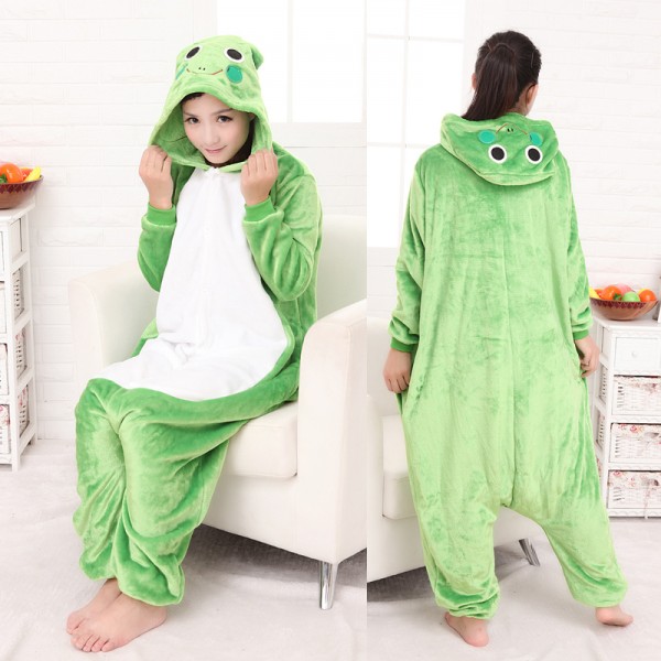 Frog Adult Animal Onesie Pajamas Costume