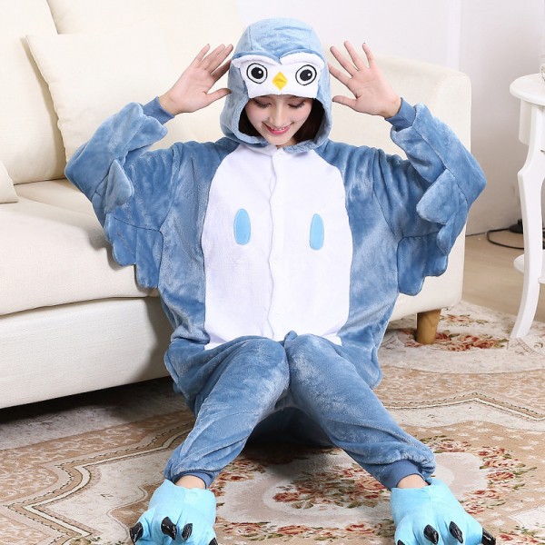 Owl Adult Animal Onesie Pajamas Costume
