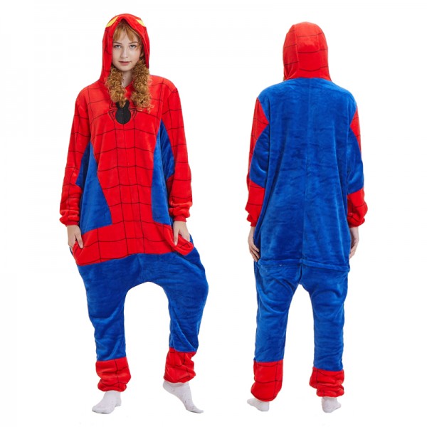 Spiderman Adult Animal Onesie Pajamas Costume