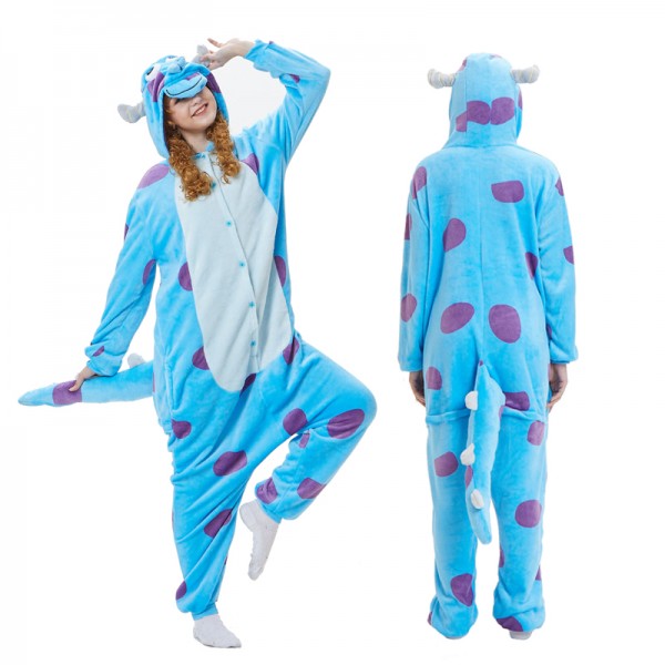 Sully Adult Animal Onesie Pajamas Monster Inc Costume