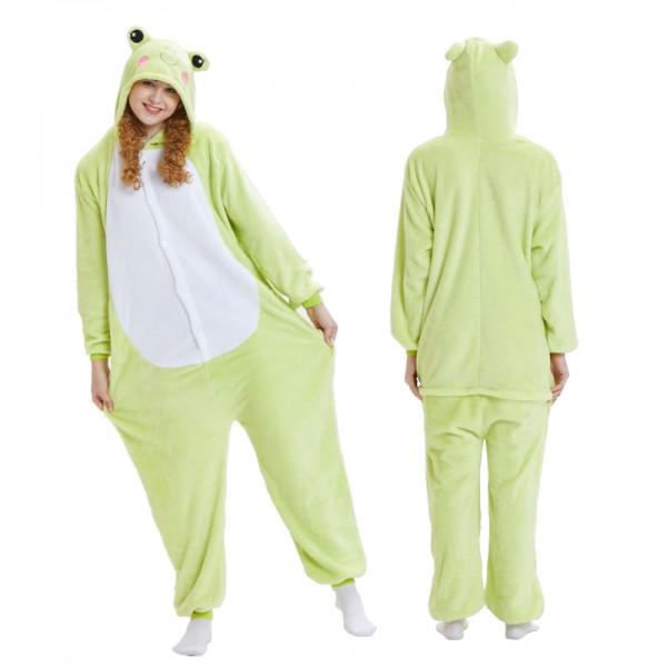 Keroppi Frog Adult Animal Onesie Pajamas Anime Costume