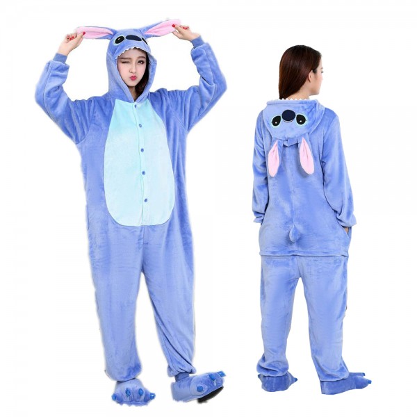 Lilo & Stitch Onesie Pajamas for Adult Animal Onesies Halloween Costumes