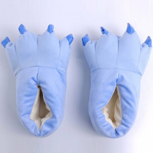 Blue Paw Slippers Animal Onesies Pajamas Costume Shoes