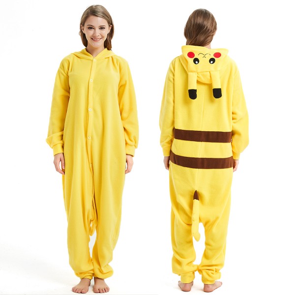 Pikachu Onesie Pajamas Adult Animal Onesies