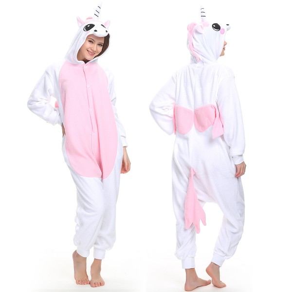Pink Unicorn Onesie Pajamas Adult Animal Onesies