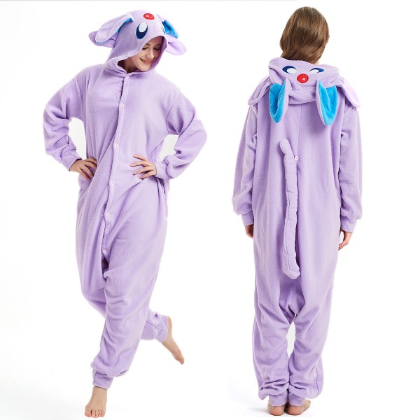 Adult Animal Onesies: Espeon Onesie Pajamas On Hot Sale