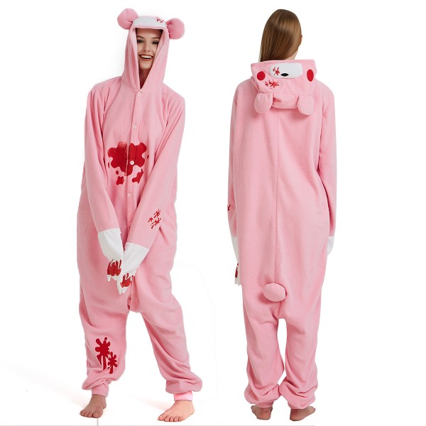 Pink Gloomy Bear Onesie Pajamas Adult Animal Onesies