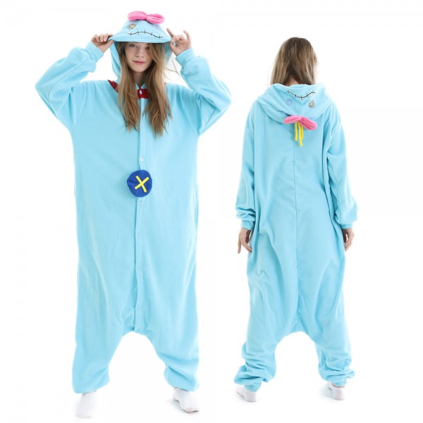 Srump the Doll Lilo & Stitch Onesie Pajamas for Adult Animal Onesies Halloween Costumes