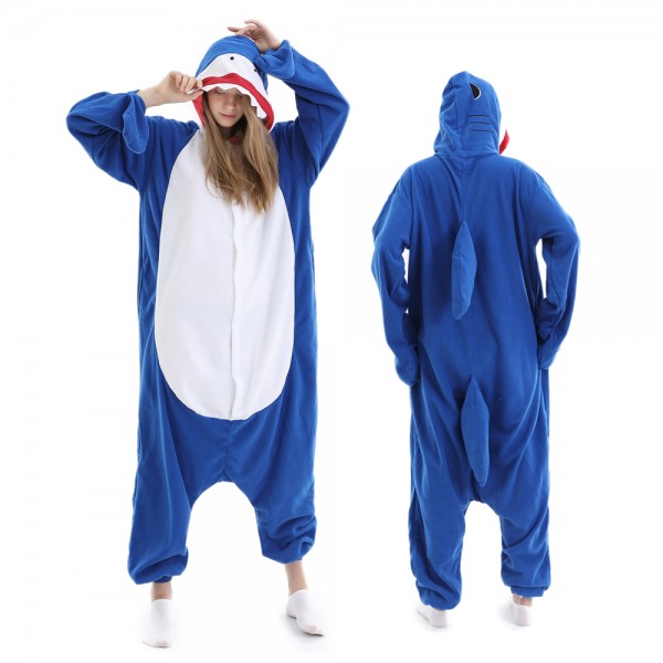 Shark Onesie Pajamas for Adult Animal Onesies Halloween Costumes