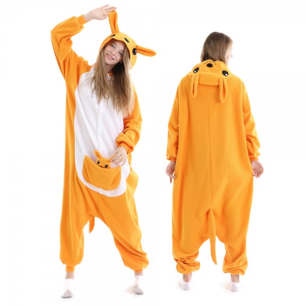 Kangaroo Onesie Pajamas for Adult Animal Onesies Halloween Costumes