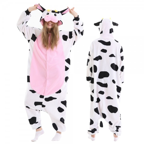 Cow Onesie Pajamas for Adult Animal Onesies Halloween Costumes