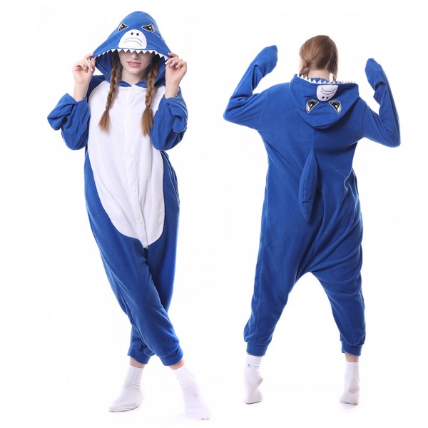Shark Onesie Pajamas for Adult Animal Onesies Cosplay Halloween Costumes