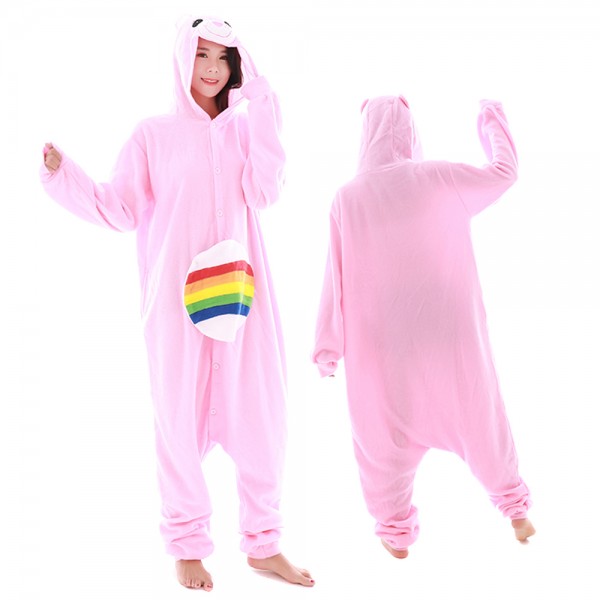 Care Bear Onesie Pajamas for Adult Animal Onesies Cosplay Halloween Costumes