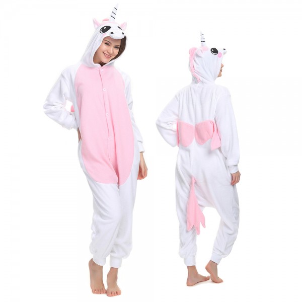 Pink Unicorn Onesie Pajamas for Adult Animal Onesies Cosplay Halloween Costumes
