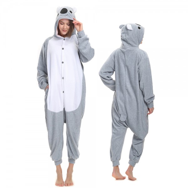 Koala Onesie Pajamas for Adult Animal Onesies Cosplay Halloween Costumes