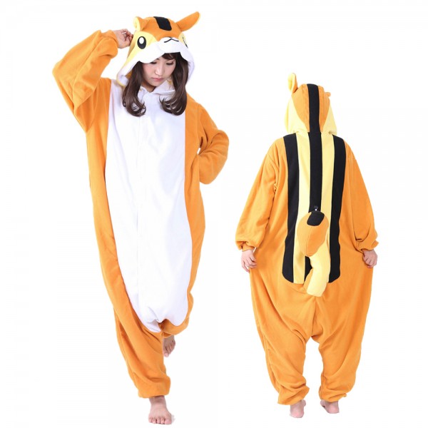 Squirrel Onesie Pajamas for Adult Animal Onesies Cosplay Halloween Costumes