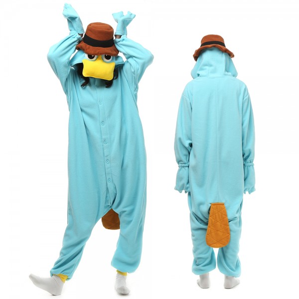 Platypus Onesie Pajamas for Adult Animal Onesies Cosplay Halloween Costumes