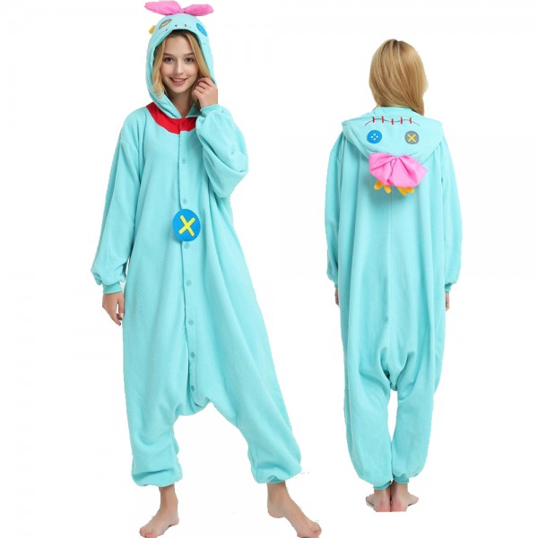 Scrump Doll Onesie Pajamas for Adult Animal Onesies Cosplay Halloween Costumes