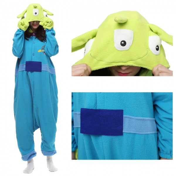 Alien Onesie Pajamas for Adult Animal Onesies Cosplay Halloween Costumes
