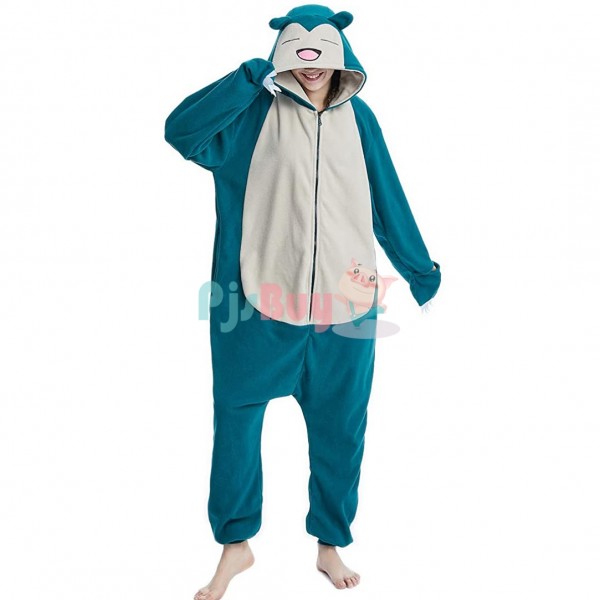 Zipper Snorlax Onesie for Adult Easy Halloween Costume