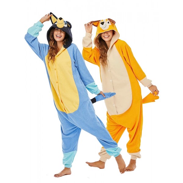 Bluey Bingo Family Halloween Costume for Adult & Kids Cute Onesie Pajamas