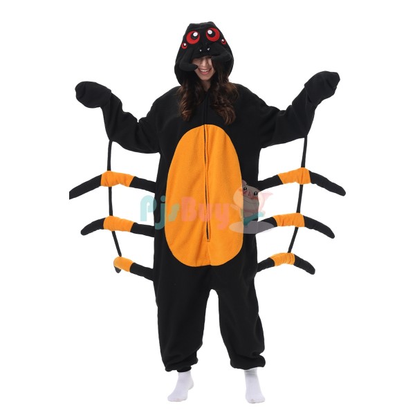 Cute Easy Spider Halloween Costume Animal Onesies For Adult Teens