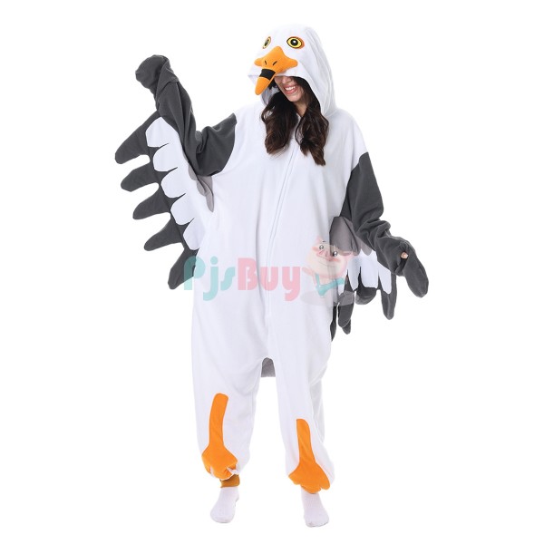 Easy Cute Seagull Halloween Costume Adult Animal Onesies