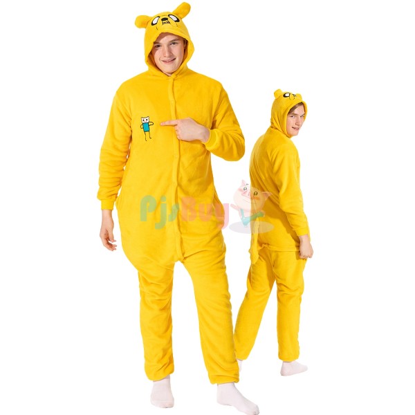 Jake The Dog Cosplay Halloween Costume Outfit Cute Character Onesies