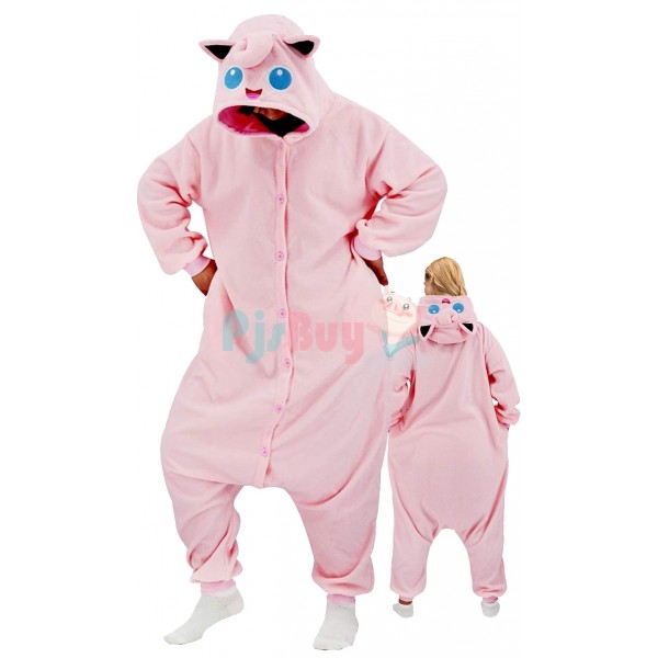 Adult Jigllypuff Halloween Costume Onesie Outfit For Adults
