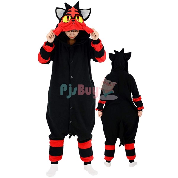 Litten Onesie Pajamas For Adult Cute Easy Halloween Costume Outfit