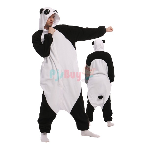 Cute Panda Easy Halloween Costume For Adult Animal Onesies