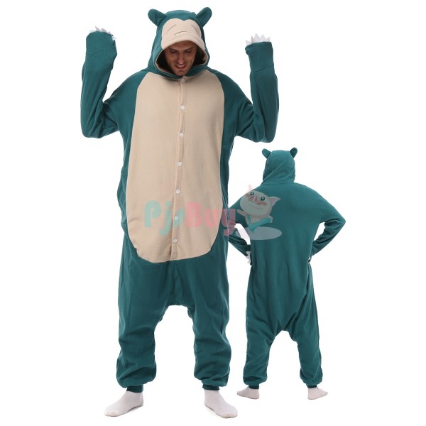 Snorlax Onesie For Adults Plus Size Cute Easy Halloween Costume Outfit